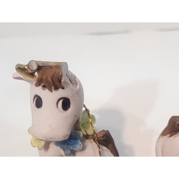 VINTAGE Napco Holy Cow Pink Salt & Pepper Shakers H Newhauser - JAPAN - Picture 2 of 11